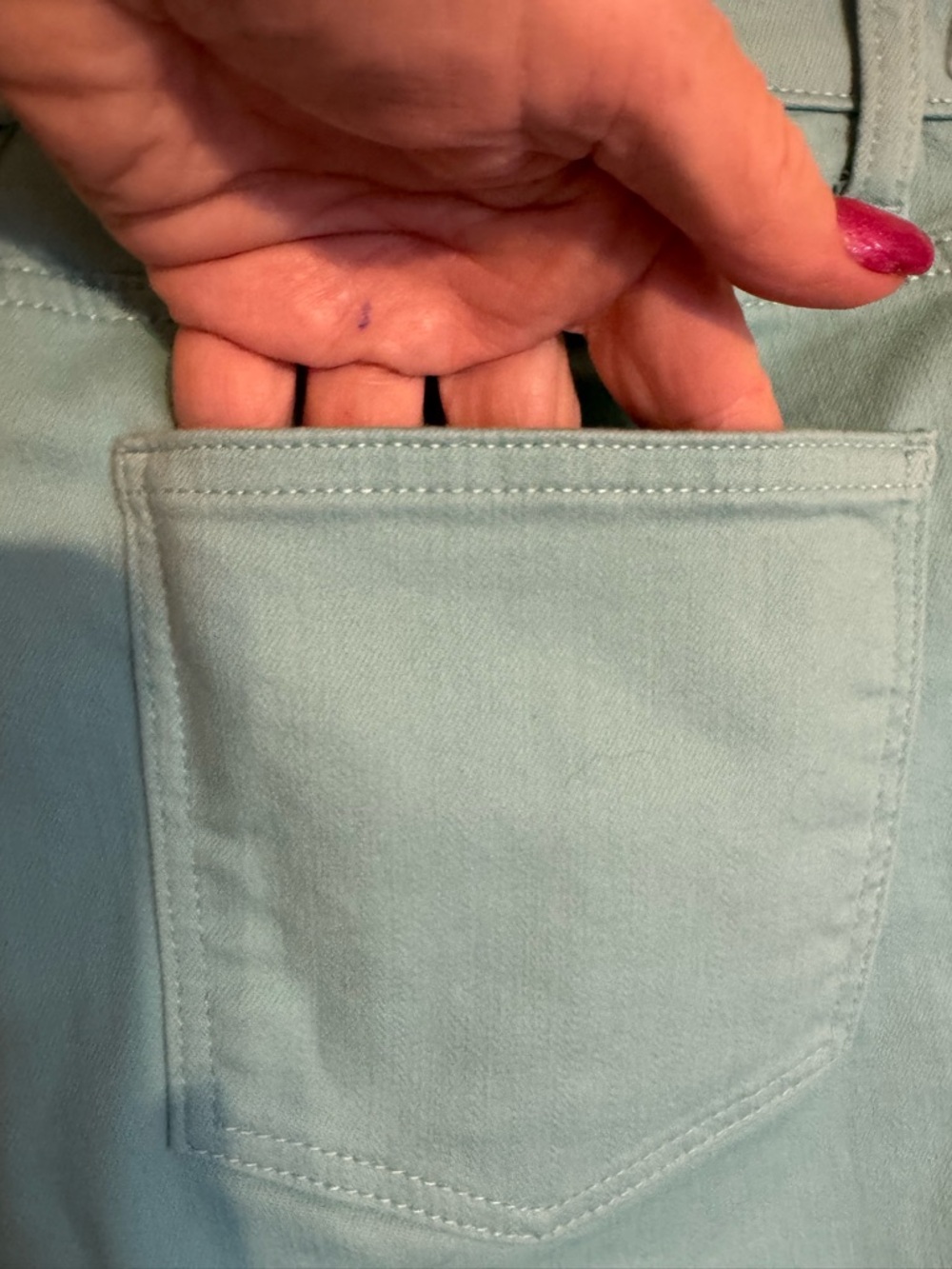 Talbots Aqua Crop Jegging Jeans SIZE: 6 PETITE #10 - Picture 5 of 8